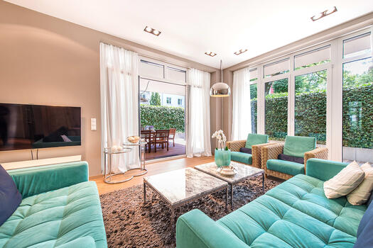 Living area with adjoining terrace
