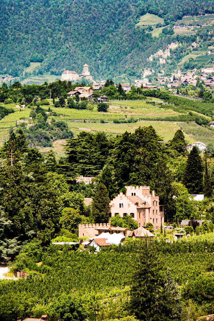 Schloss mit Nachbarschaft