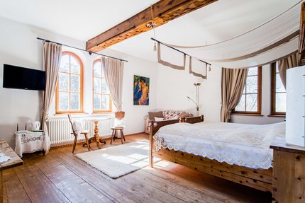 Schlafzimmer im Turm