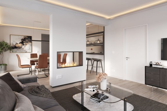 Großer Wohnbereich  (Illustr.)