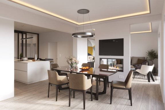 Wohn-Essbereich  (Illustr.)