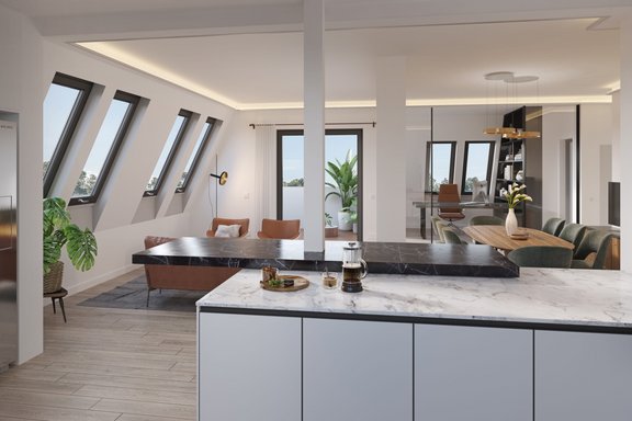 Lichtes Penthouse (Illustr.)