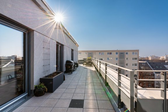 Viel Platz im Freien