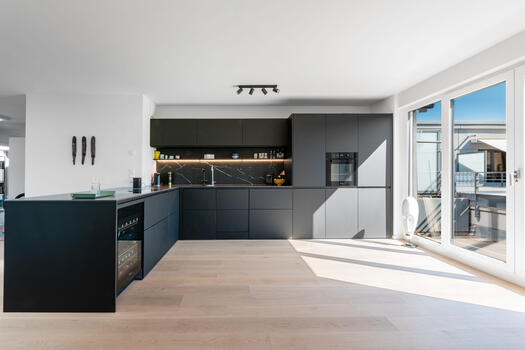 Stylish fitted kitchen