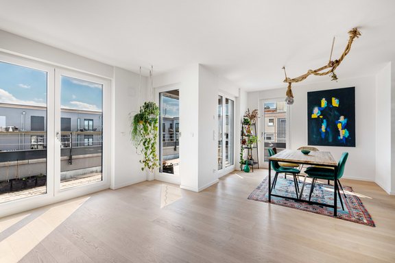 Gut gegliederter Grundriss