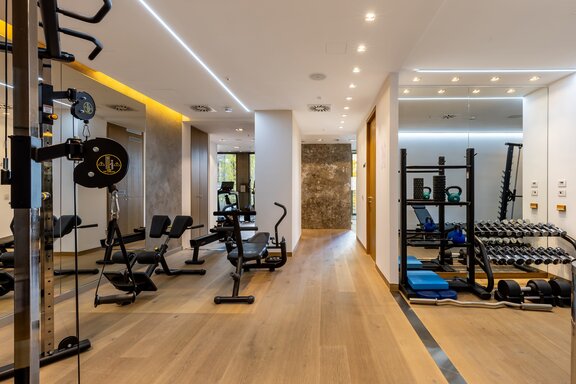 SPA mit Fitnessgeräten