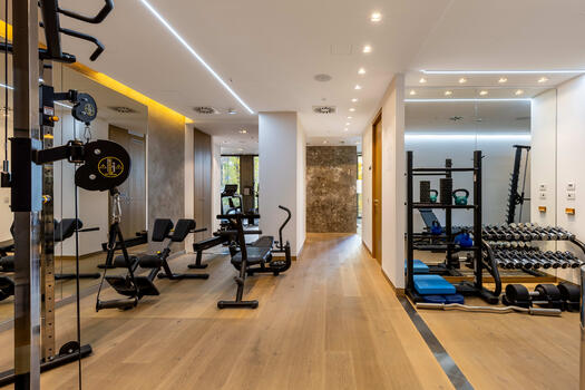 SPA with Fitness Equipment