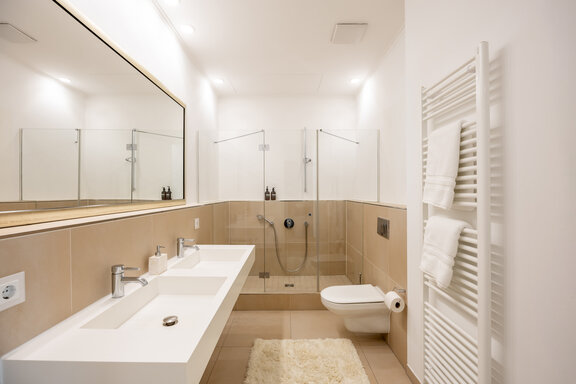 Bathroom with double sink