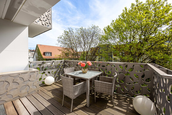 Balcony facing southeast