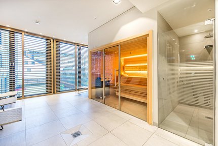 Wellnessbereich mit Sauna