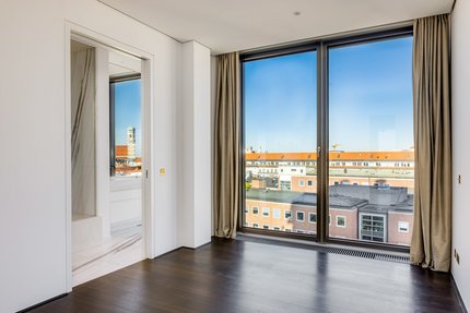 Schlafzimmer mit Bad en suite