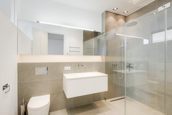 Masterbad mit Rainshower-Dusche