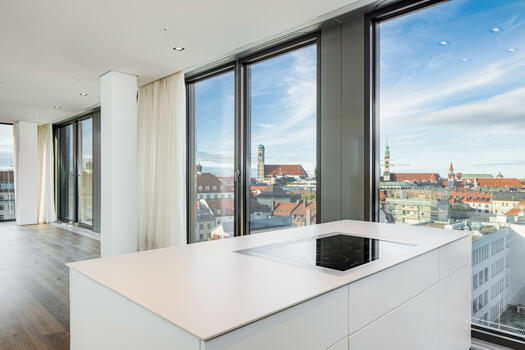 View from the kitchen area