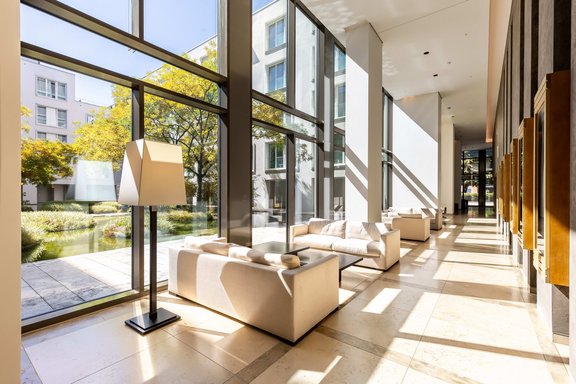 Lobby in the entrance area