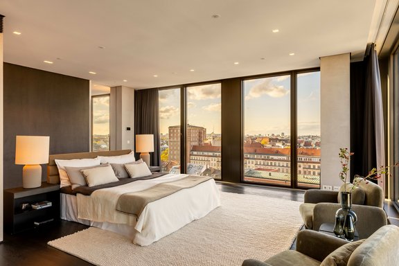 Impressive master bedroom