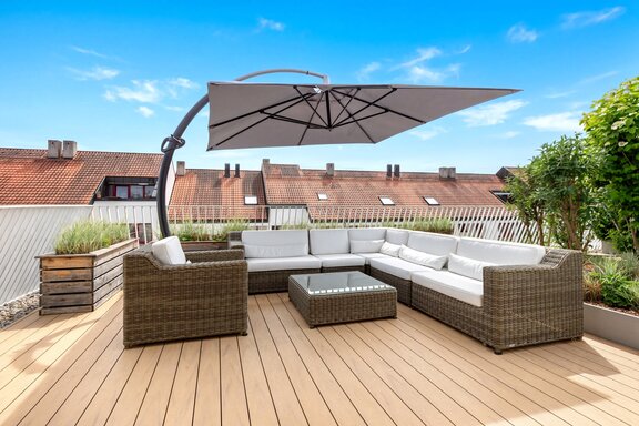 Fantastic roof terrace