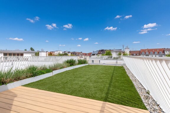 Roof garden offers 360° panoramic views