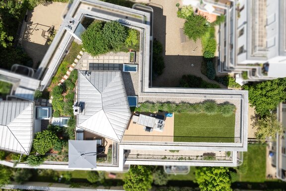 Einzigartige Rooftop-Terrasse