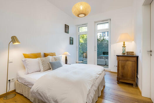 Master suite with terrace