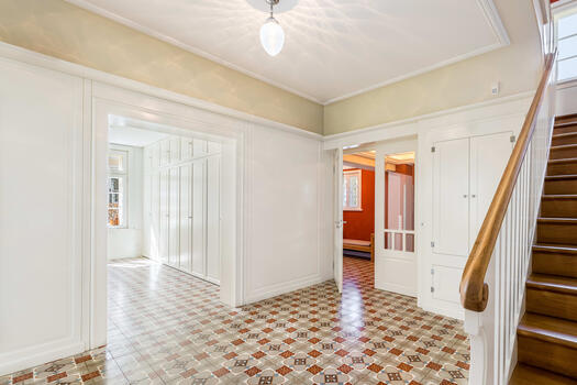 Checkroom in the entrance area