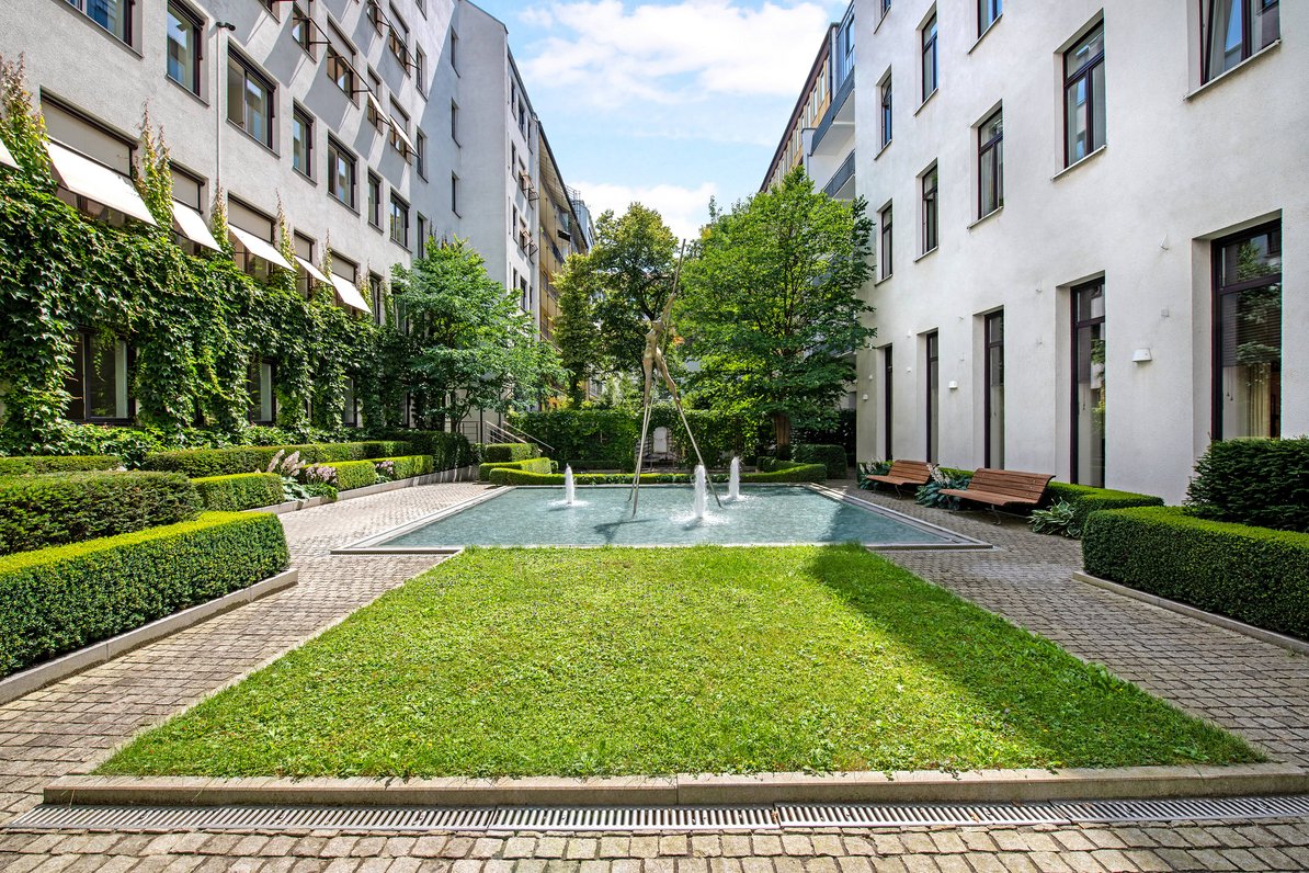 Quiet courtyard