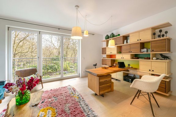 Flexibel nutzbares Arbeitszimmer