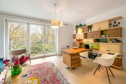 Flexibel nutzbares Arbeitszimmer