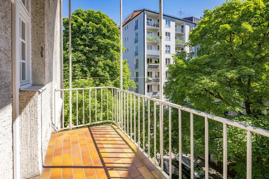 Balkon zum Innenhof