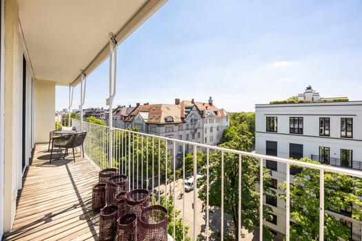 Geschützter Südbalkon