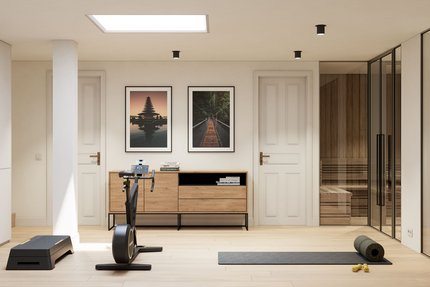 Gym & Spa in the basement (Vis.)