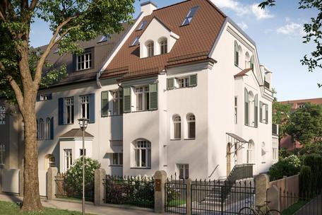 Toplage Villenkolonie Gern: Denkmalgeschütztes Altbau-Juwel von 1902 mit Baugenehmigung