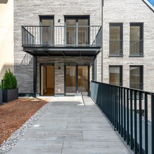 South-facing rooftop terrace