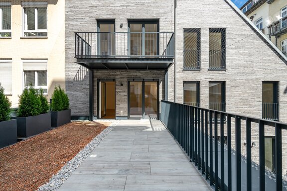 South-facing rooftop terrace