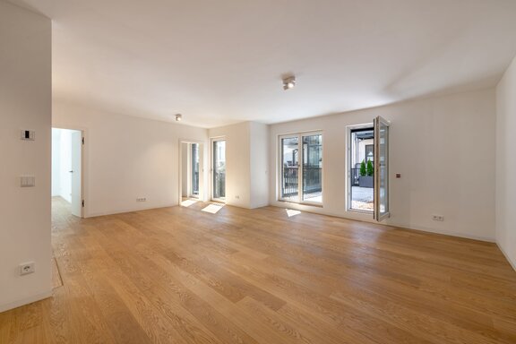 South-facing living area