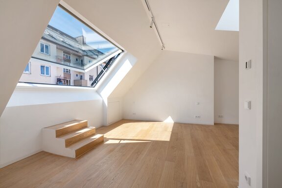 A Light-Filled Attic Studio