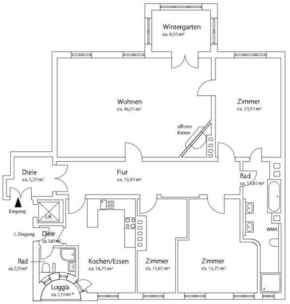 Traumhafte JugendstilWohnung mit exzellenter Ausstattung nahe