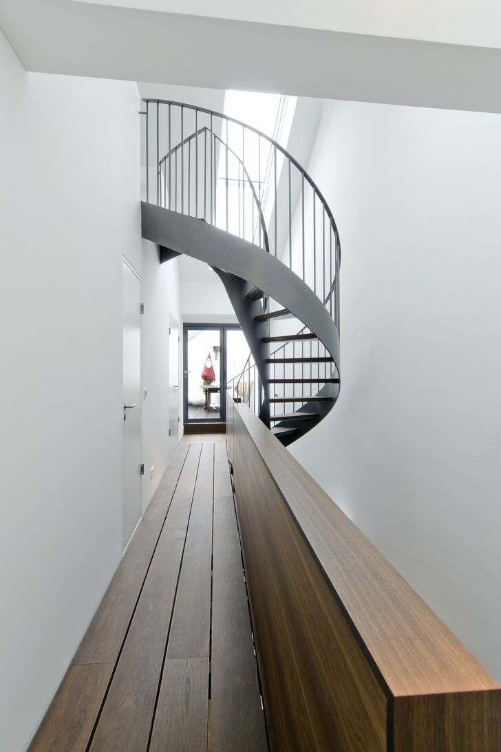 Wendeltreppe zur Galerieebene