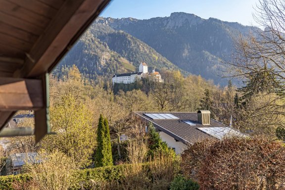 View of Hohenaschau Castle