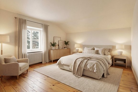 Schlafzimmer (Visualisierung)