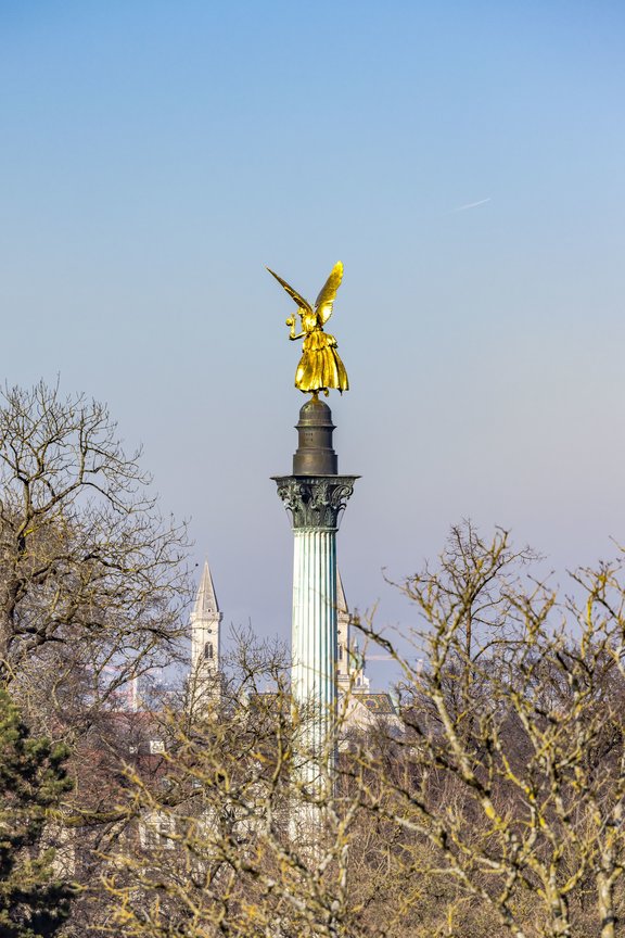Ausblick zum Friedensengel