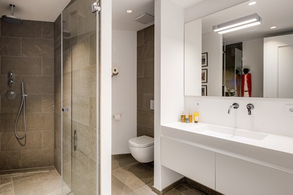 Bathroom with walk-in shower
