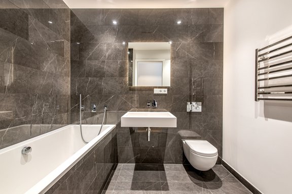 Puristisches Kinder-/ Gästebad