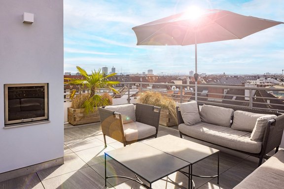 Privatsphäre über den Dächern