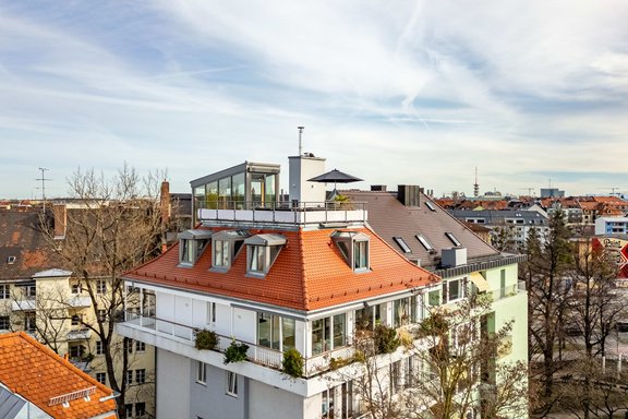 Über den Dächern Münchens