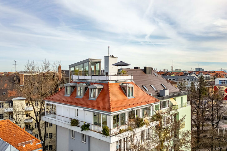 Über den Dächern Münchens