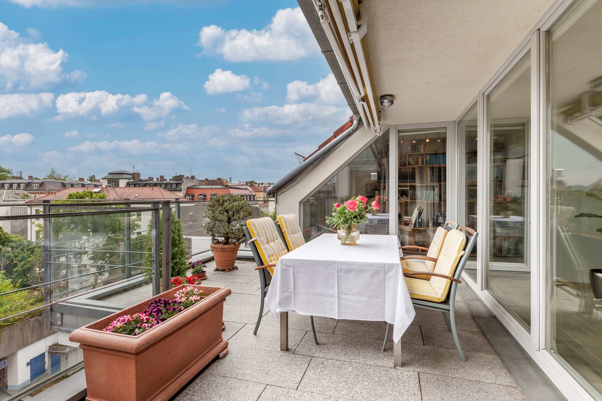 Dachterrasse mit Weitblick