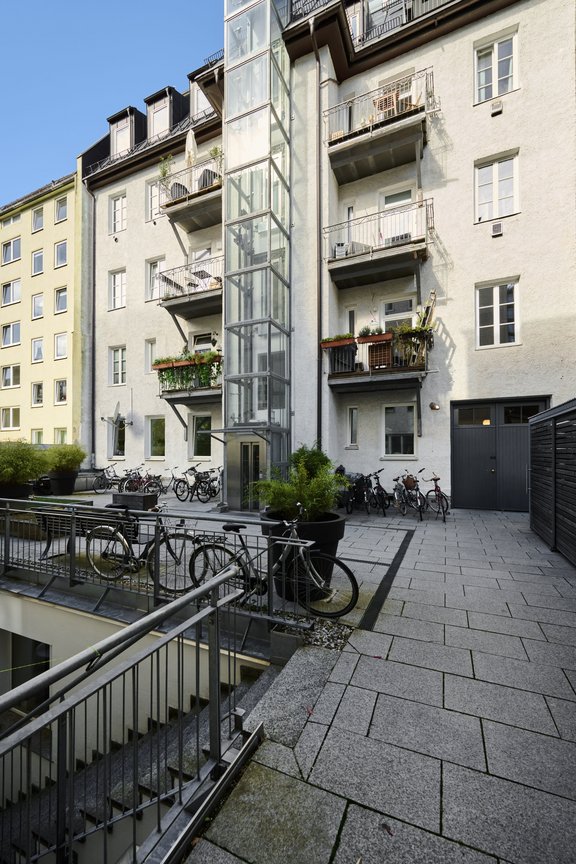 Idyllischer Innenhof mit Flair