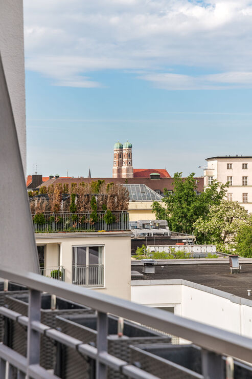 Die Frauenkirche im Blick