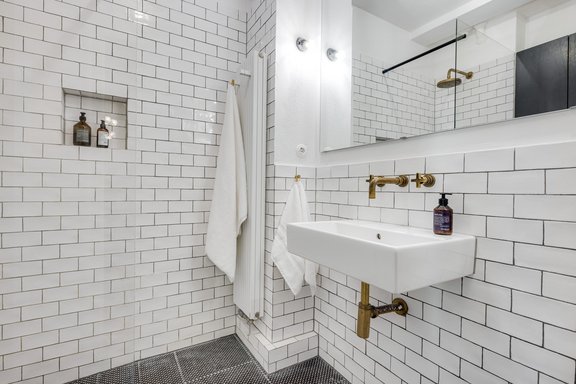 Edles Vintage-Baddesign