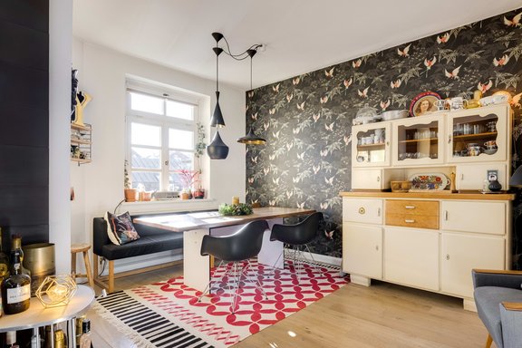 Wohnküche im stylischen Look